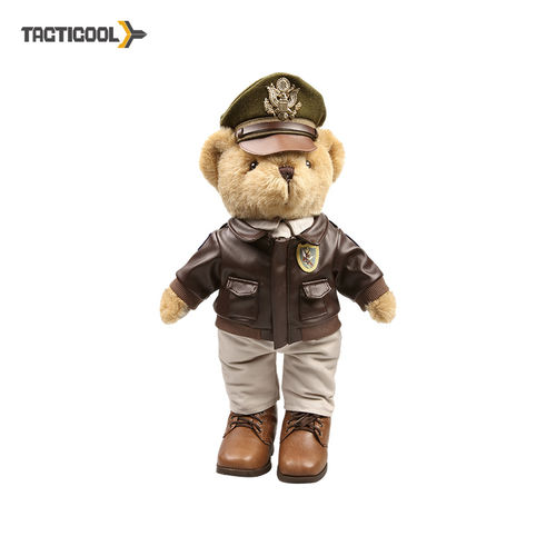 Tacticool 钛酷战术熊 军装熊-飞虎队 战术户外毛绒玩具熊 君品