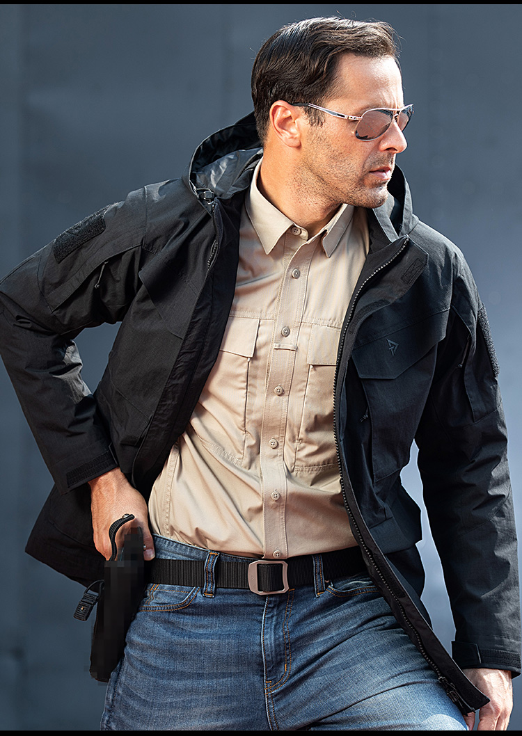 龙牙新品二代特战风衣外套战术军装大衣服装