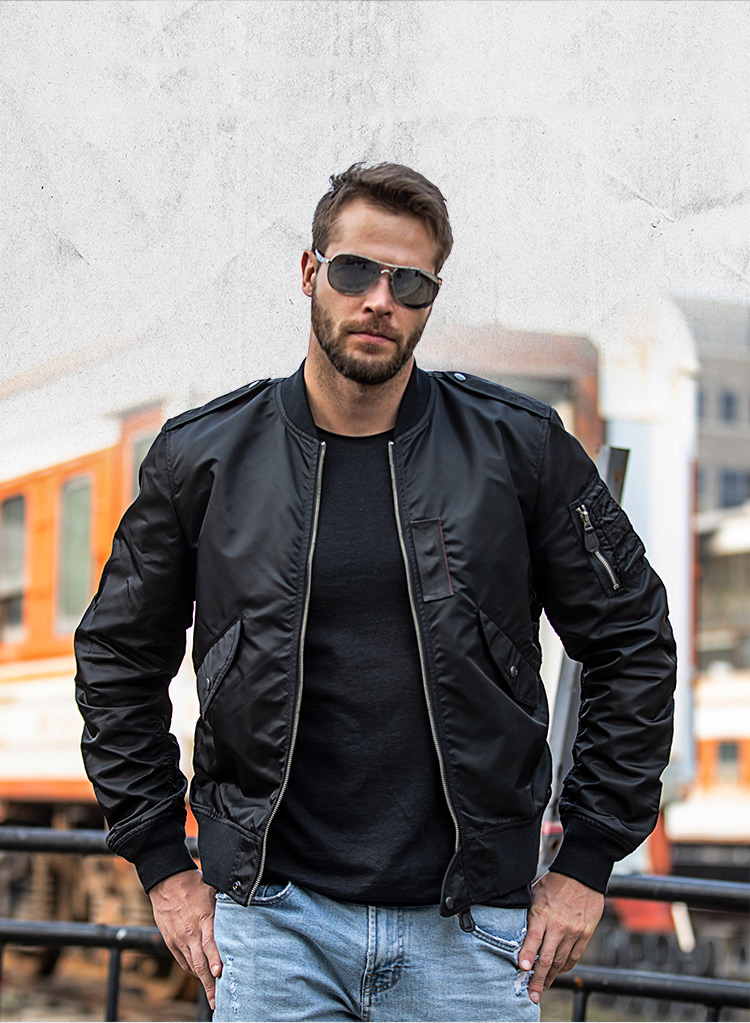 龙牙l2b飞行夹克 春季新款男士外套户外休闲外衣帅气中青年百搭衣服